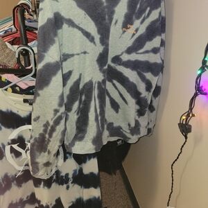 🎉BACK TO SCHOOL SALE🎉Gray and Blue Tie-Dye Sweatshirt